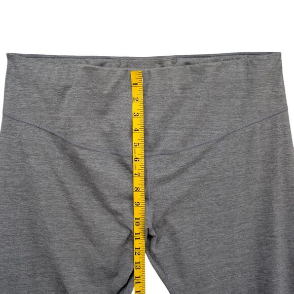 Nike Dri Fit Crop Leggings Womens Light Grey Stretch Pull On Athletic Pant Sz 2X - Picture 7 of 9
